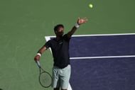 Gael Monfils at the 2024 BNP Paribas Open.